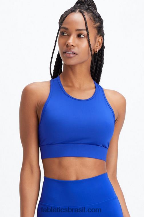 Fabletics azul clássico 420HR1371 sutiã esportivo trinity de alto impacto 96 mulheres