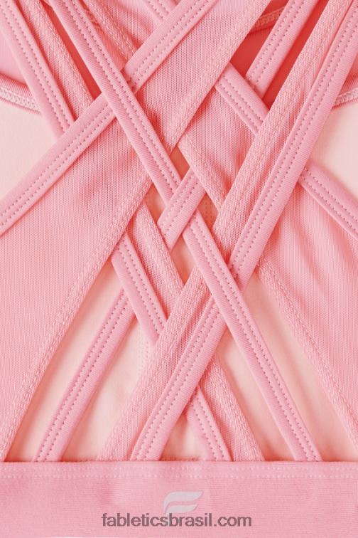 Fabletics blush rouge/creme de manteiga rosa 420HR1383 sutiã esportivo de alto impacto faye mulheres