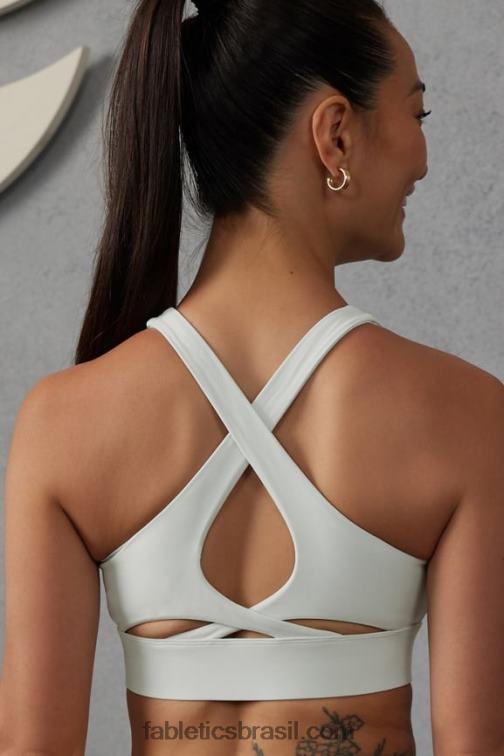 Fabletics cinza menta 420HR1332 sutiã esportivo antiderrapante 89 mulheres