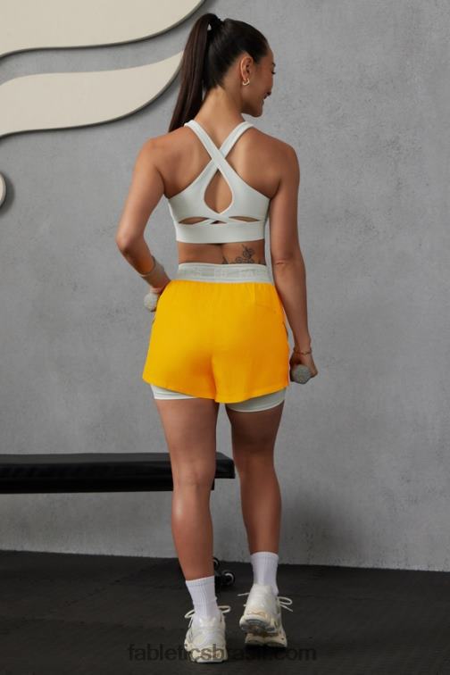 Fabletics cinza menta 420HR1332 sutiã esportivo antiderrapante 89 mulheres