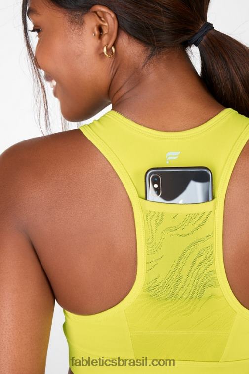 Fabletics entusiasmo 420HR1443 sutiã esportivo de alto impacto aja shine mulheres