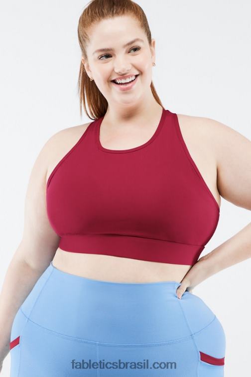Fabletics explosão de cereja 420HR1434 sutiã esportivo de alto impacto siena mulheres