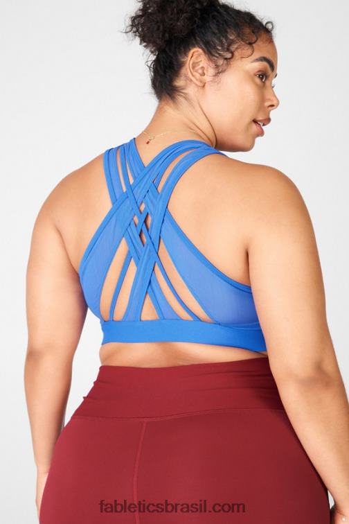 Fabletics lápis-lazúli 420HR1392 sutiã esportivo de alto impacto faye mulheres