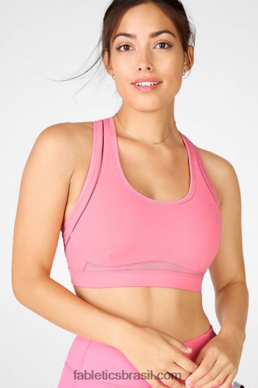 Fabletics lilás rosado 420HR1414 belle sutiã esportivo de alto