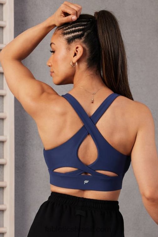Fabletics marinha colegiada 420HR1333 sutiã esportivo antiderrapante 89 mulheres