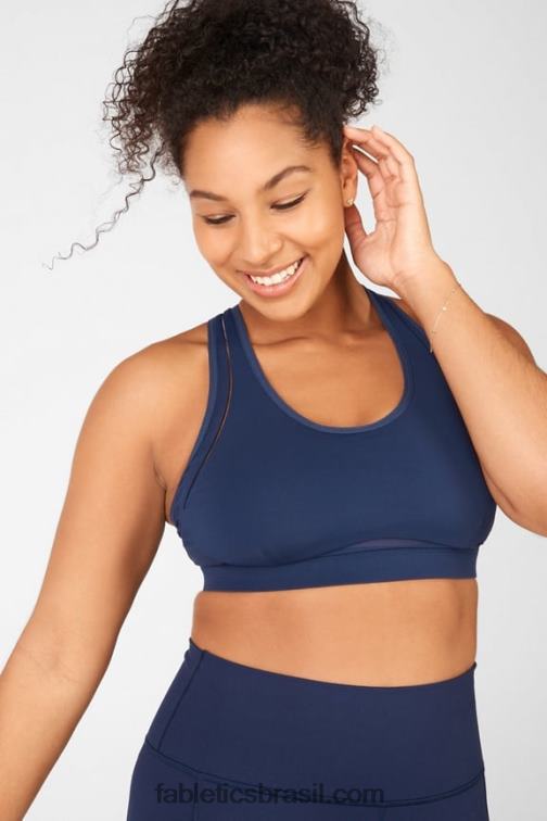 Fabletics marinha profunda 420HR1415 belle sutiã esportivo de alto impacto mulheres