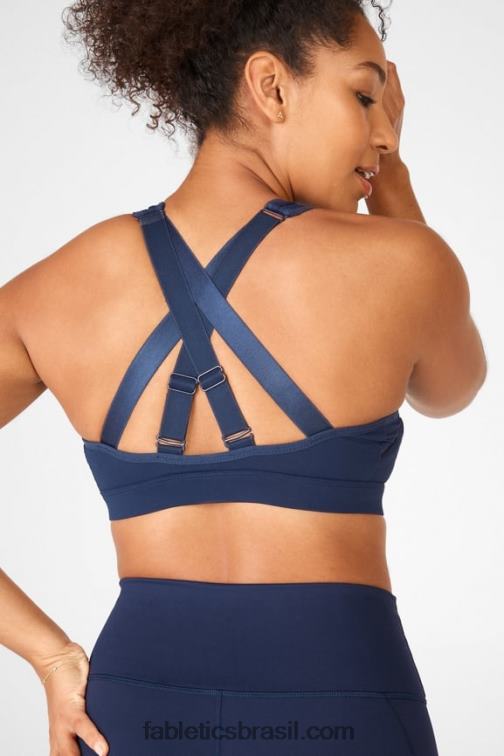 Fabletics marinha profunda 420HR1415 belle sutiã esportivo de alto impacto mulheres