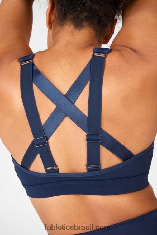 Fabletics marinha profunda 420HR1415 belle sutiã esportivo de alto impacto mulheres