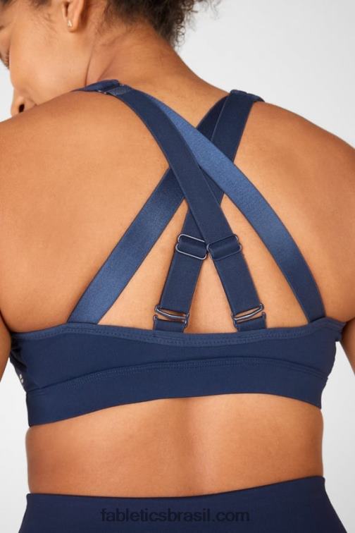 Fabletics marinha profunda 420HR1415 belle sutiã esportivo de alto impacto mulheres