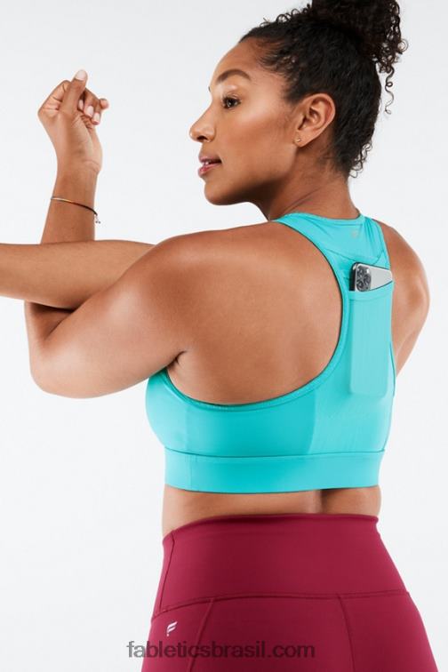 Fabletics oásis aquático 420HR1378 sutiã esportivo trinity de alto impacto 98 mulheres