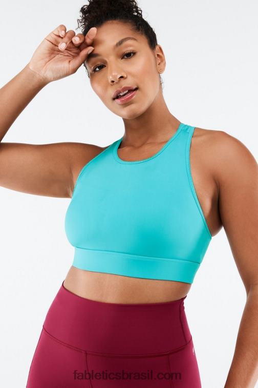 Fabletics oásis aquático 420HR1378 sutiã esportivo trinity de alto impacto 98 mulheres
