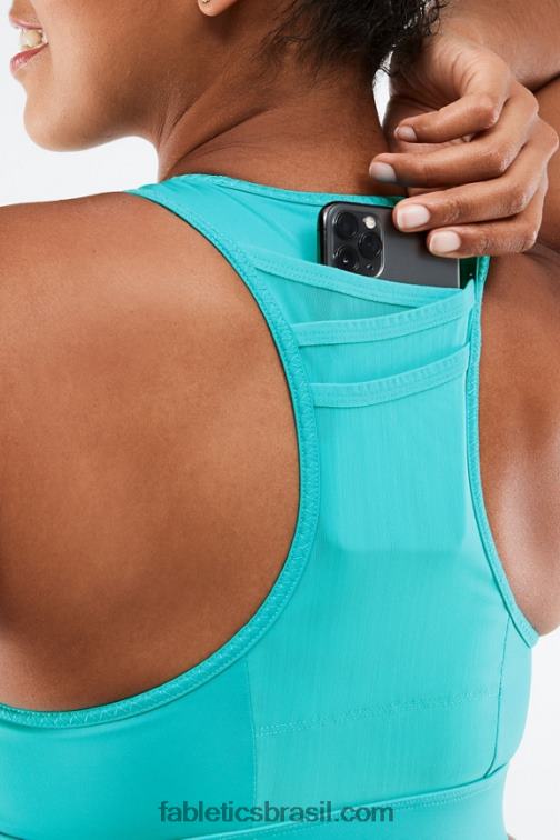 Fabletics oásis aquático 420HR1378 sutiã esportivo trinity de alto impacto 98 mulheres