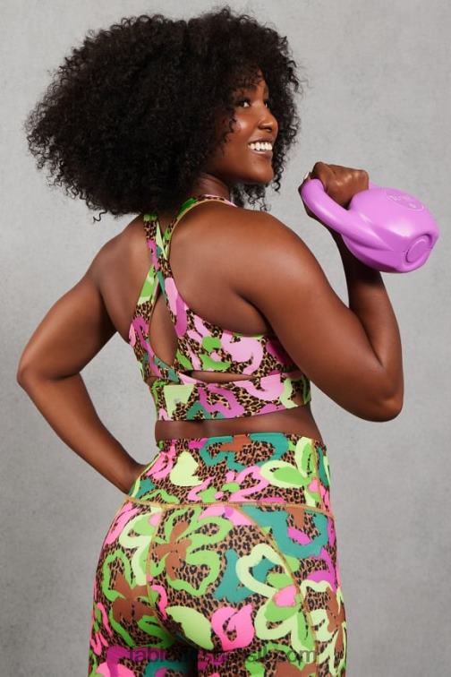 Fabletics oásis tropical 420HR1342 sutiã esportivo antiderrapante 91 mulheres