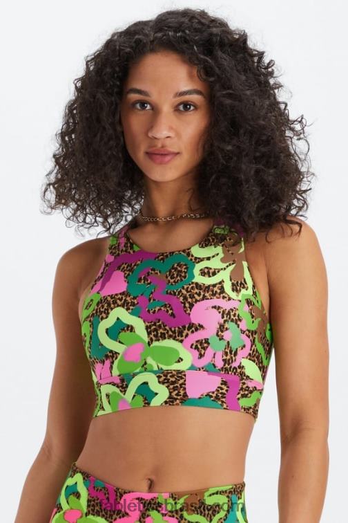 Fabletics oásis tropical 420HR1342 sutiã esportivo antiderrapante 91 mulheres