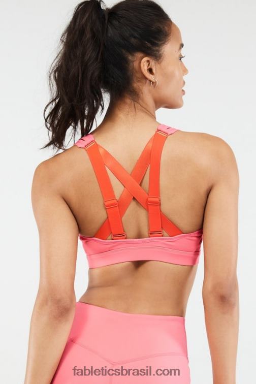 Fabletics pôr do sol/fogueira 420HR1408 belle sutiã esportivo de alto impacto mulheres