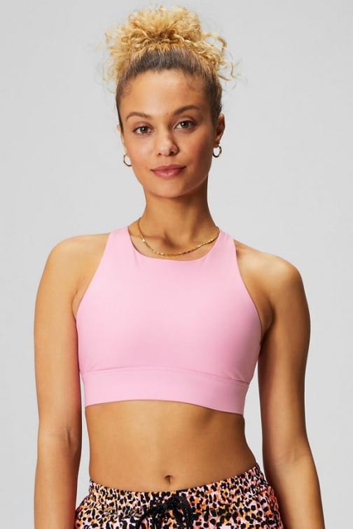 Fabletics papoula rosa 420HR1335 sutiã esportivo antiderrapante 89 mulheres