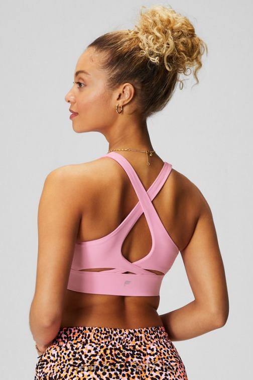 Fabletics papoula rosa 420HR1335 sutiã esportivo antiderrapante 89 mulheres