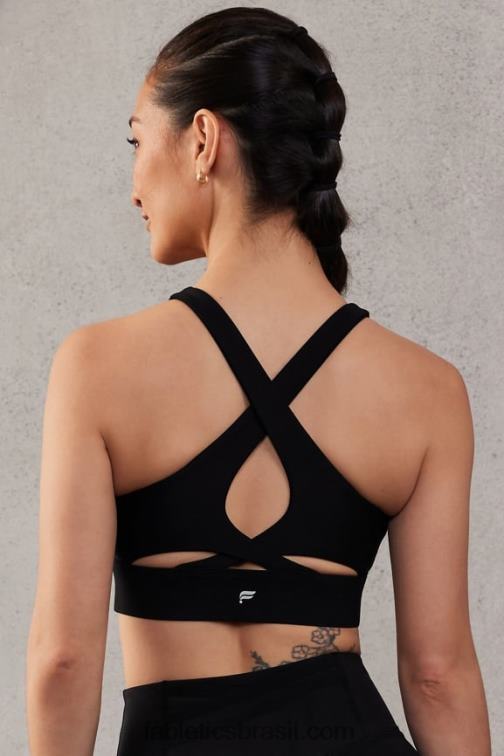 Fabletics preto 420HR1336 sutiã esportivo antiderrapante 89 mulheres