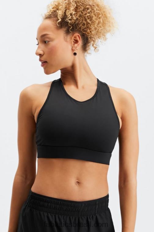 Fabletics preto 420HR1368 sutiã esportivo trinity de alto impacto 96 mulheres