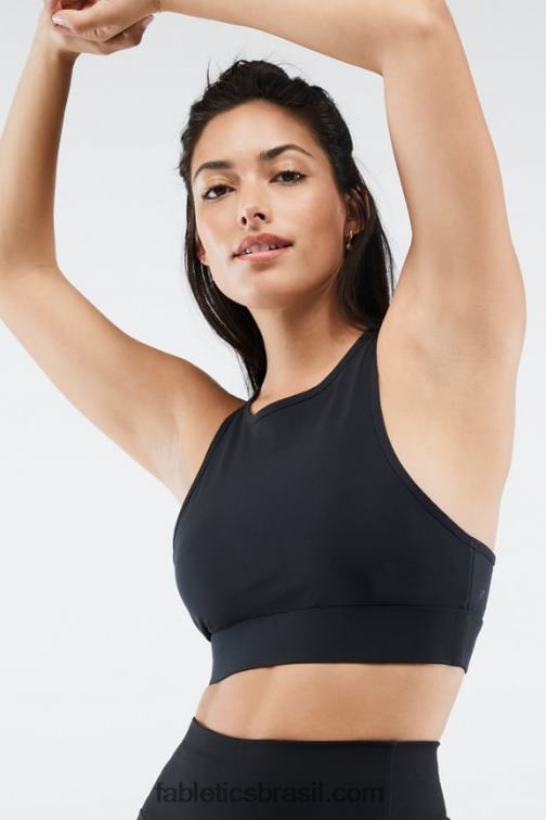 Fabletics preto 420HR1430 sutiã esportivo de alto impacto siena mulheres
