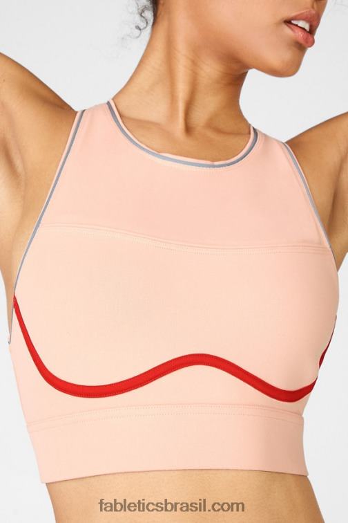 Fabletics sândalo/caqui/prata reflexiva 420HR1435 brynn sutiã esportivo de alto impacto ii mulheres