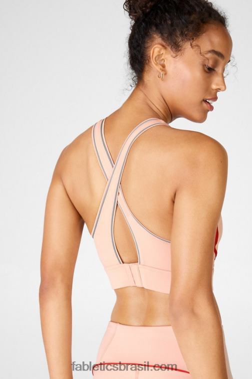 Fabletics sândalo/caqui/prata reflexiva 420HR1435 brynn sutiã esportivo de alto impacto ii mulheres