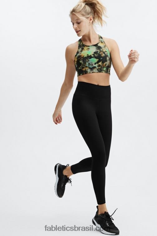 Fabletics viagem de tie dye 420HR1355 sutiã esportivo antiderrapante 93 mulheres