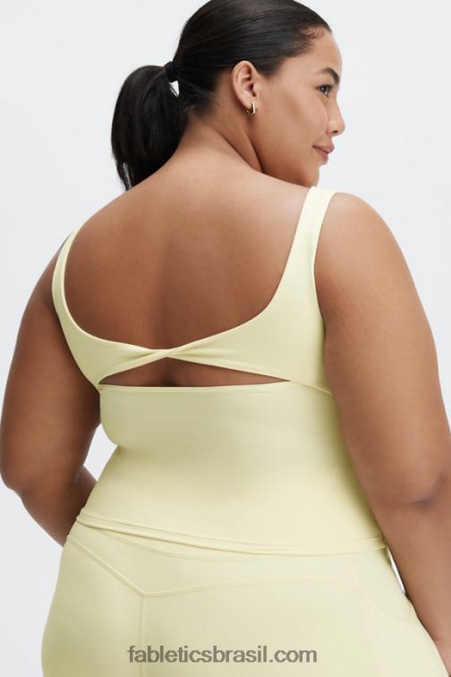 Fabletics Soro de leite coalhado 420HR1500 torção oasis construída no tanque do sutiã mulheres