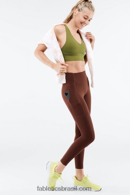 Fabletics azeitona desbotada 420HR1482 sutiã o dia todo todos os dias 104 mulheres