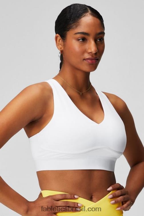 Fabletics branco 420HR1460 sutiã o dia todo todos os dias 99 mulheres