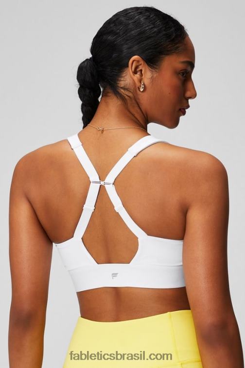Fabletics branco 420HR1460 sutiã o dia todo todos os dias 99 mulheres