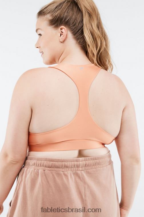 Fabletics brilho de damasco fresco 420HR1642 sutiã esportivo de baixo impacto yesi shine mulheres