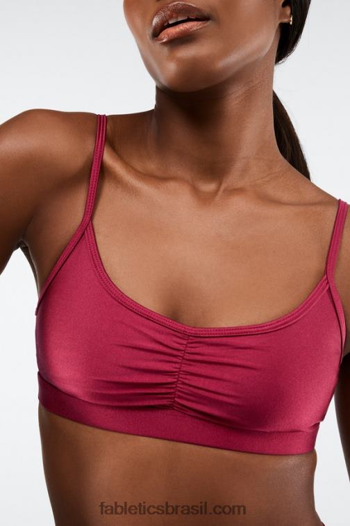 Fabletics brilho de explosão de cereja 420HR1653 adley sutiã esportivo de baixo impacto mulheres