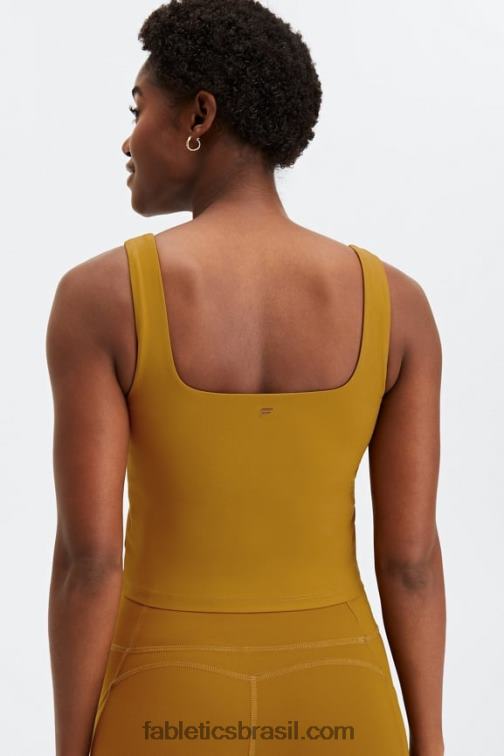 Fabletics bronze escuro 420HR1588 tanque de sutiã embutido lydia mulheres