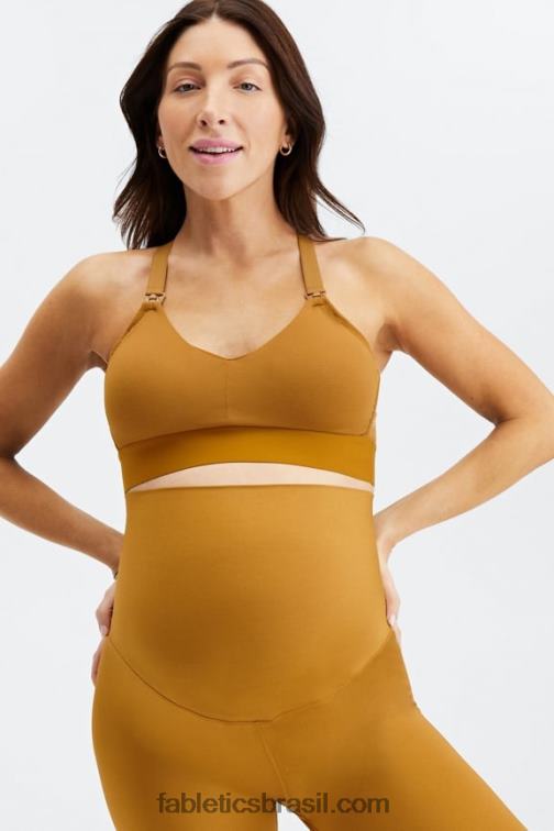Fabletics bronze escuro 420HR1602 sutiã de amamentação mulheres