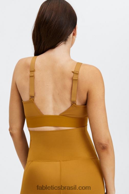 Fabletics bronze escuro 420HR1602 sutiã de amamentação mulheres