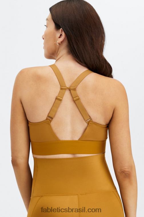 Fabletics bronze escuro 420HR1602 sutiã de amamentação mulheres