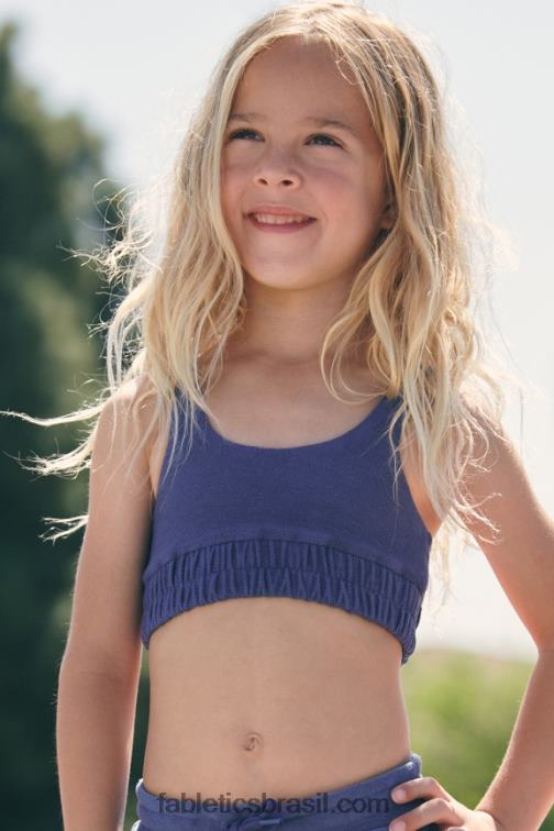 Fabletics cobalto profundo/babosa 420HR1595 mini sutiã de lã nala mulheres