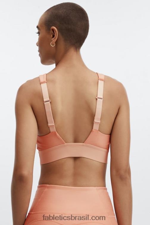 Fabletics cobre iridescente / madeira de bétula 420HR1481 sutiã o dia todo todos os dias 103 mulheres