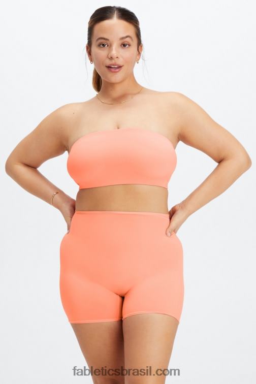 Fabletics coral 420HR1566 bralette bandeau de toque fino mulheres