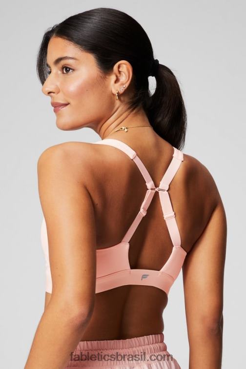Fabletics creme de manteiga rosa 420HR1458 sutiã o dia todo todos os dias 99 mulheres