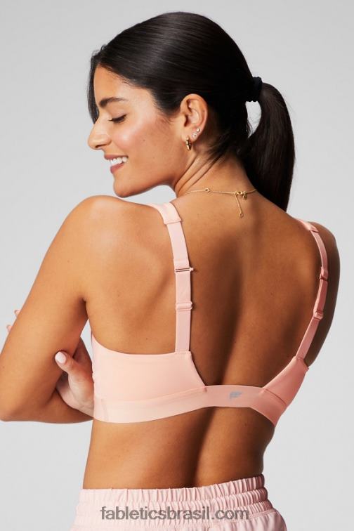 Fabletics creme de manteiga rosa 420HR1458 sutiã o dia todo todos os dias 99 mulheres