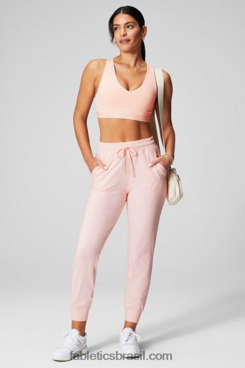 Fabletics creme de manteiga rosa 420HR1458 sutiã o dia todo todos os dias 99 mulheres