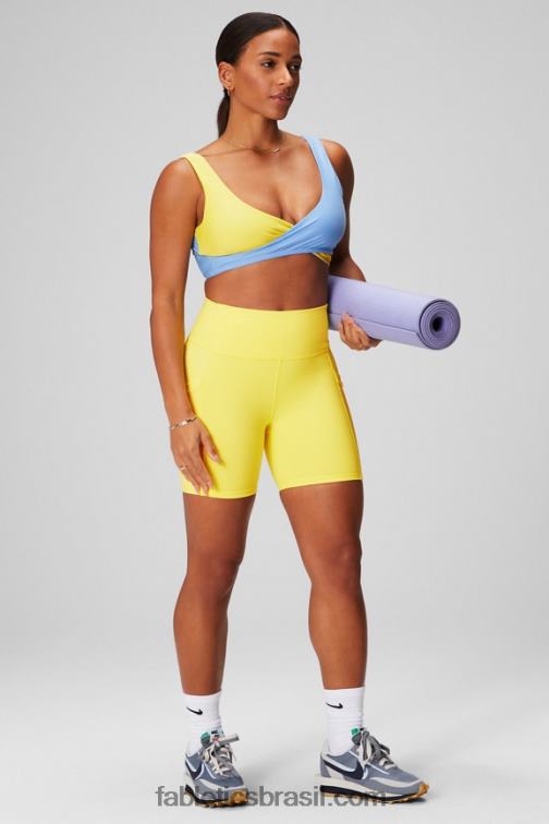 Fabletics dia de sol/campainha 420HR1514 sutiã esportivo crossover de baixo impacto mulheres