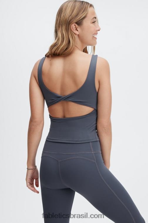 Fabletics estanho 420HR1495 torção oasis construída no tanque do sutiã mulheres