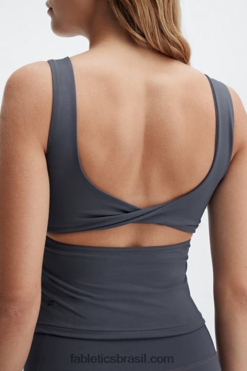 Fabletics estanho 420HR1495 torção oasis construída no tanque do sutiã mulheres