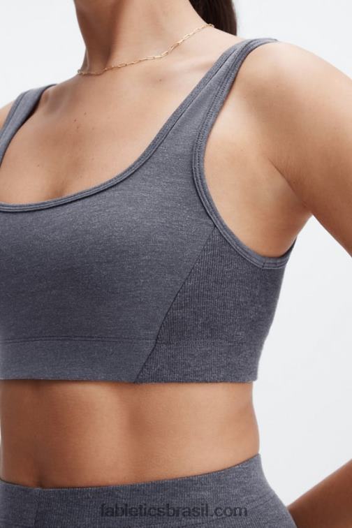 Fabletics estanho 420HR1550 soutien de malha com costas em busto restoreknit mulheres