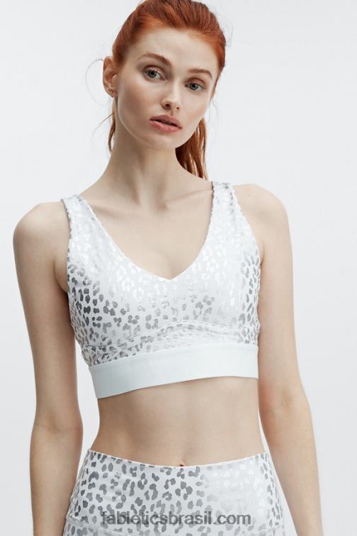 Fabletics folha furtiva/branca 420HR1469 sutiã o dia todo todos os dias 101 mulheres
