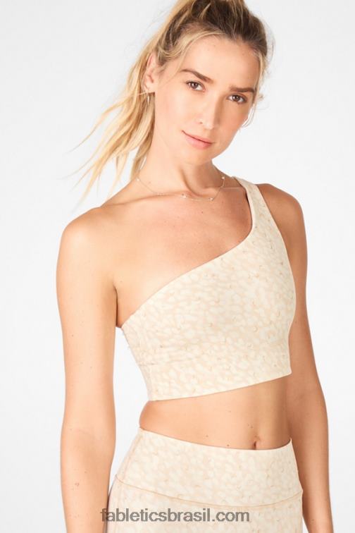 Fabletics frio/creme folhado 420HR1680 harlow sutiã esportivo reversível de um ombro mulheres