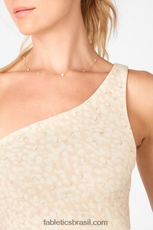 Fabletics frio/creme folhado 420HR1680 harlow sutiã esportivo reversível de um ombro mulheres